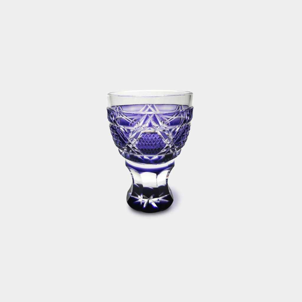 【グラス】馬上杯 (金紫) | 薩摩切子 | satuma