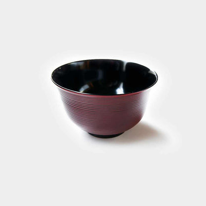 【飯椀】御椀 がら筋後藤塗 | 香川漆器 | 87.5