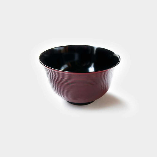 【飯椀】御椀 がら筋後藤塗 | 香川漆器 | 87.5