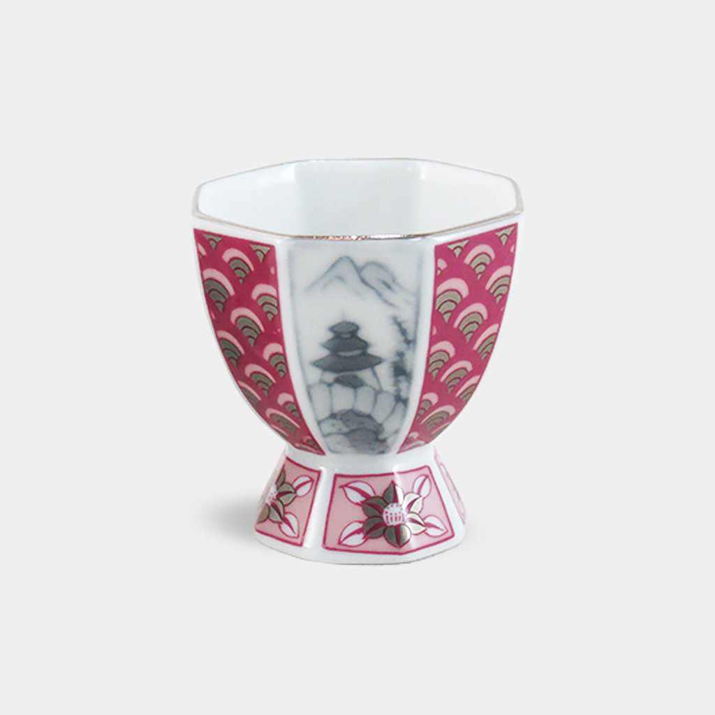 【古伊万里焼】林九郎窯 朧 盃 beni