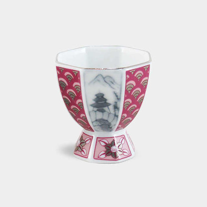 【古伊万里焼】林九郎窯 朧 盃 beni