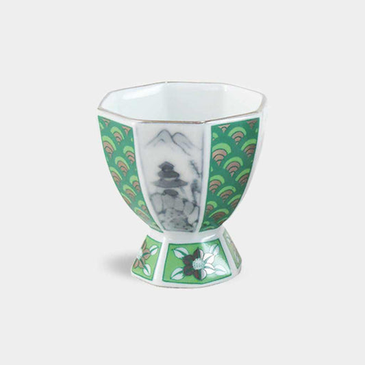 【古伊万里焼】林九郎窯 朧 盃 moegi