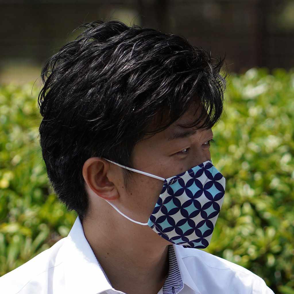 【マスク】KINUMASK 角型 (男女兼用) H | 京友禅