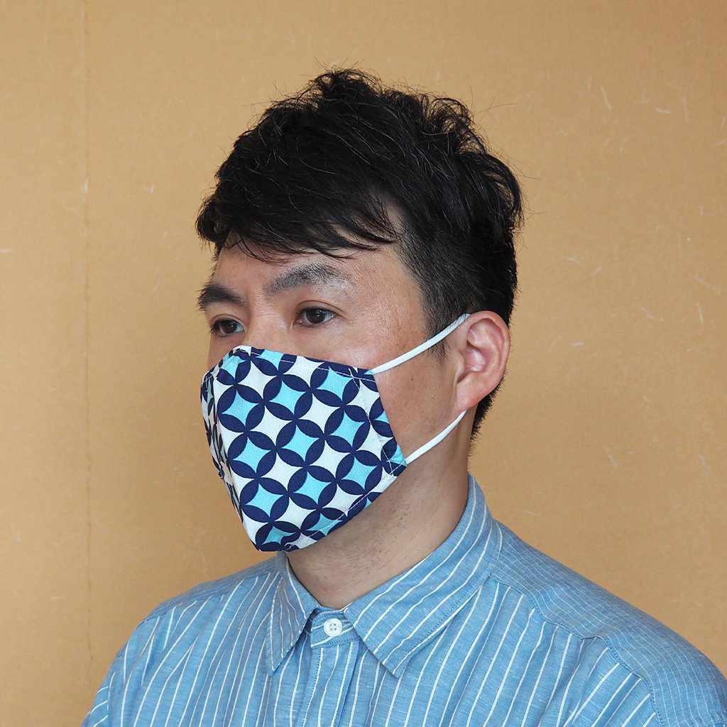【マスク】KINUMASK 角型 (男女兼用) H | 京友禅