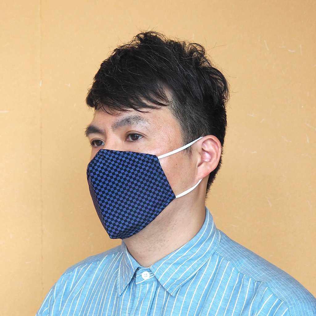 【マスク】KINUMASK 角型 (男女兼用) E | 京友禅