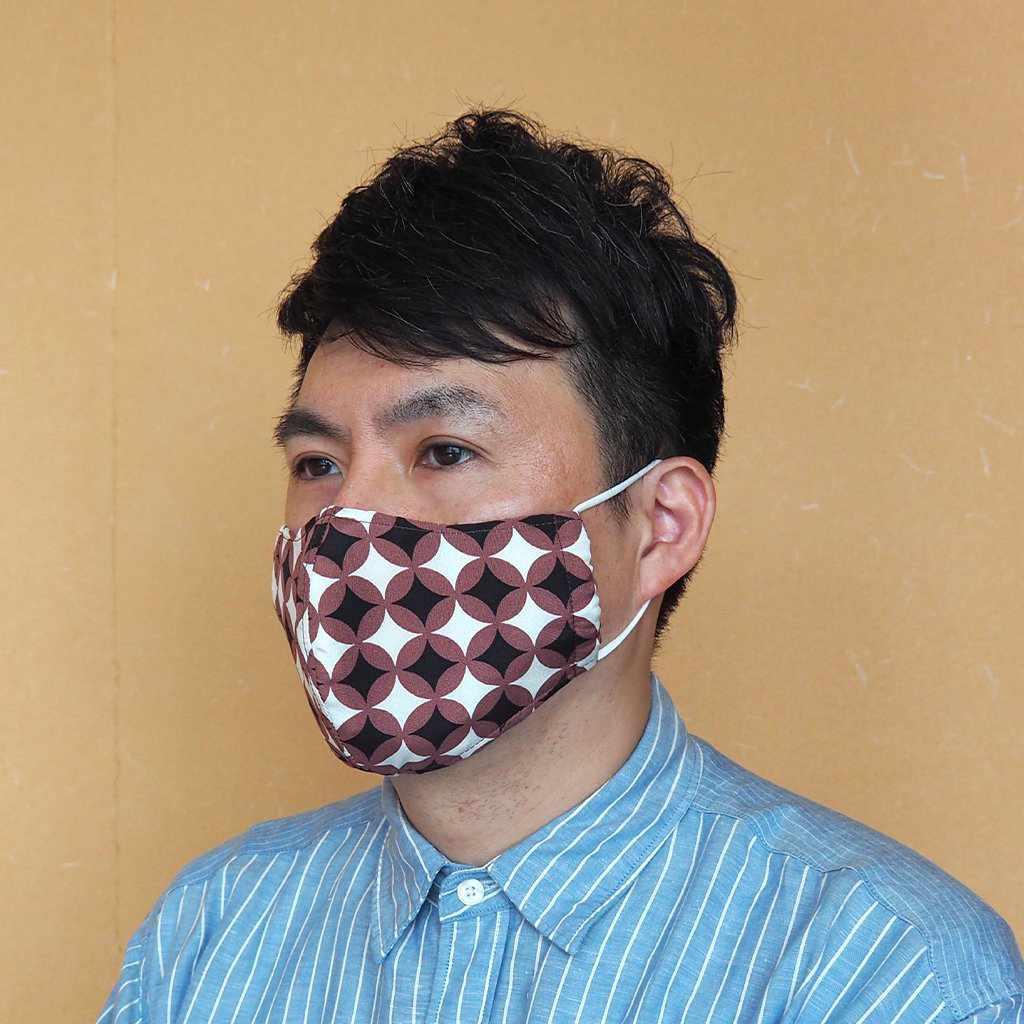 【マスク】KINUMASK 丸形 (男女兼用) H | 京友禅