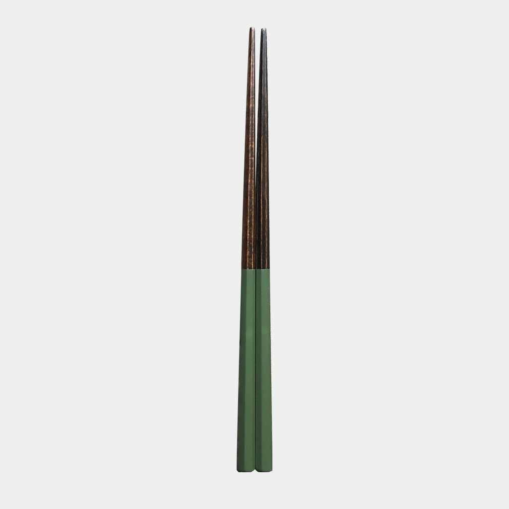 香川漆器 八角利休塗 七色可選 漆器筷 21cm/23cm
