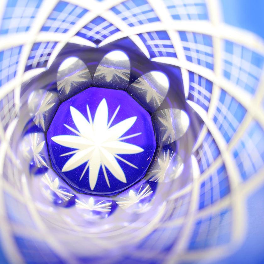 【江戸切子】重ね矢来 タンブラーペア