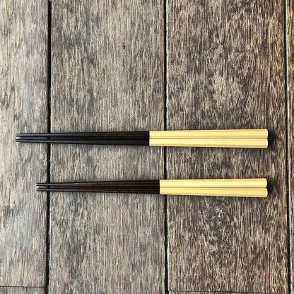 香川漆器 八角利休塗 七色可選 漆器筷 21cm/23cm