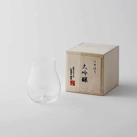 【江戸硝子】うすはり 大吟醸 木箱入