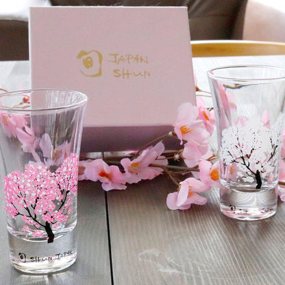 【天開グラス2点セット】冷感 桜 | 丸モ高木陶器