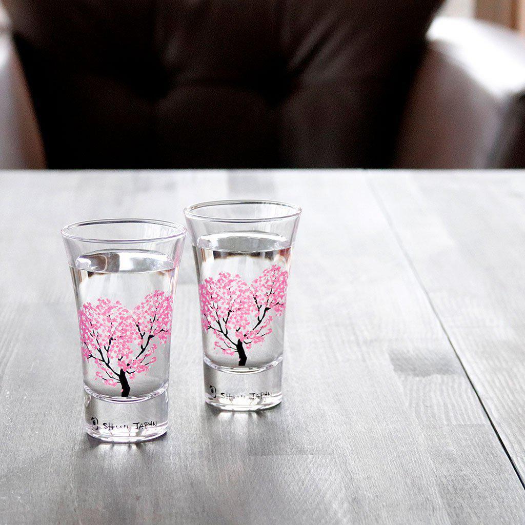 【天開グラス2点セット】冷感 桜 | 丸モ高木陶器