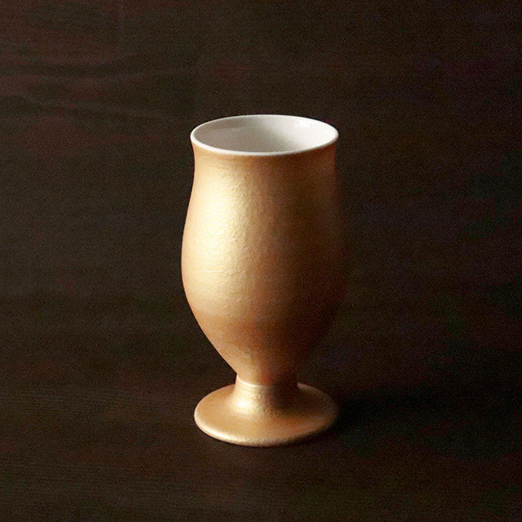 【ビアカップ】Gold Beer 陶Glass | 美濃焼 | 丸モ高木陶器