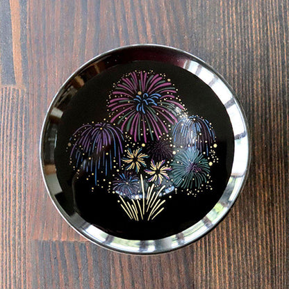 【平盃2点セット】冷感 花火 | 美濃焼 | 丸モ高木陶器