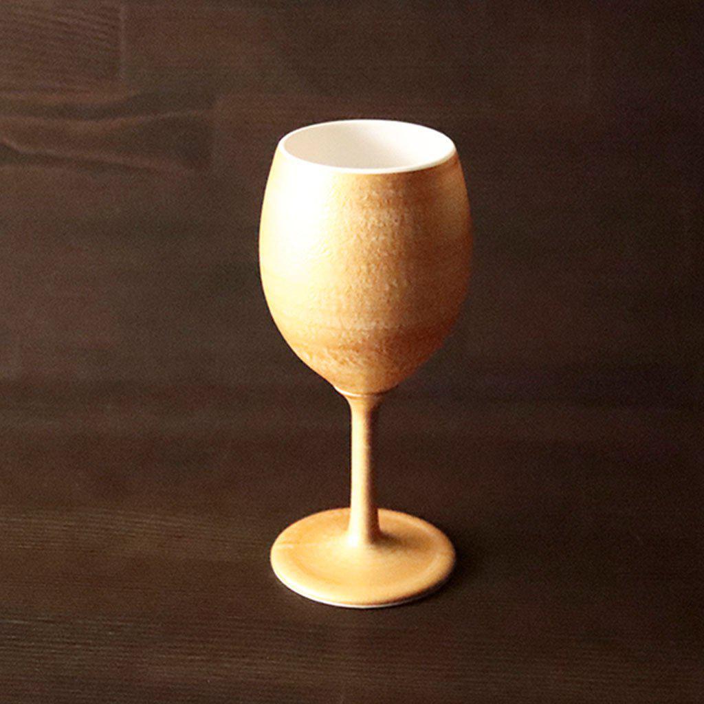 【ワインカップ】Gold Wine 陶Glass (Slim) | 美濃焼 | 丸モ高木陶器