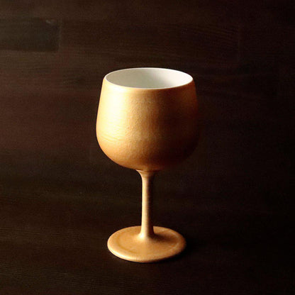 【ワインカップ】Gold Wine 陶Glass | 美濃焼 | 丸モ高木陶器