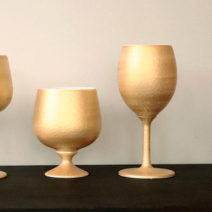 【ワインカップ】Gold Wine 陶Glass (Slim) | 美濃焼 | 丸モ高木陶器