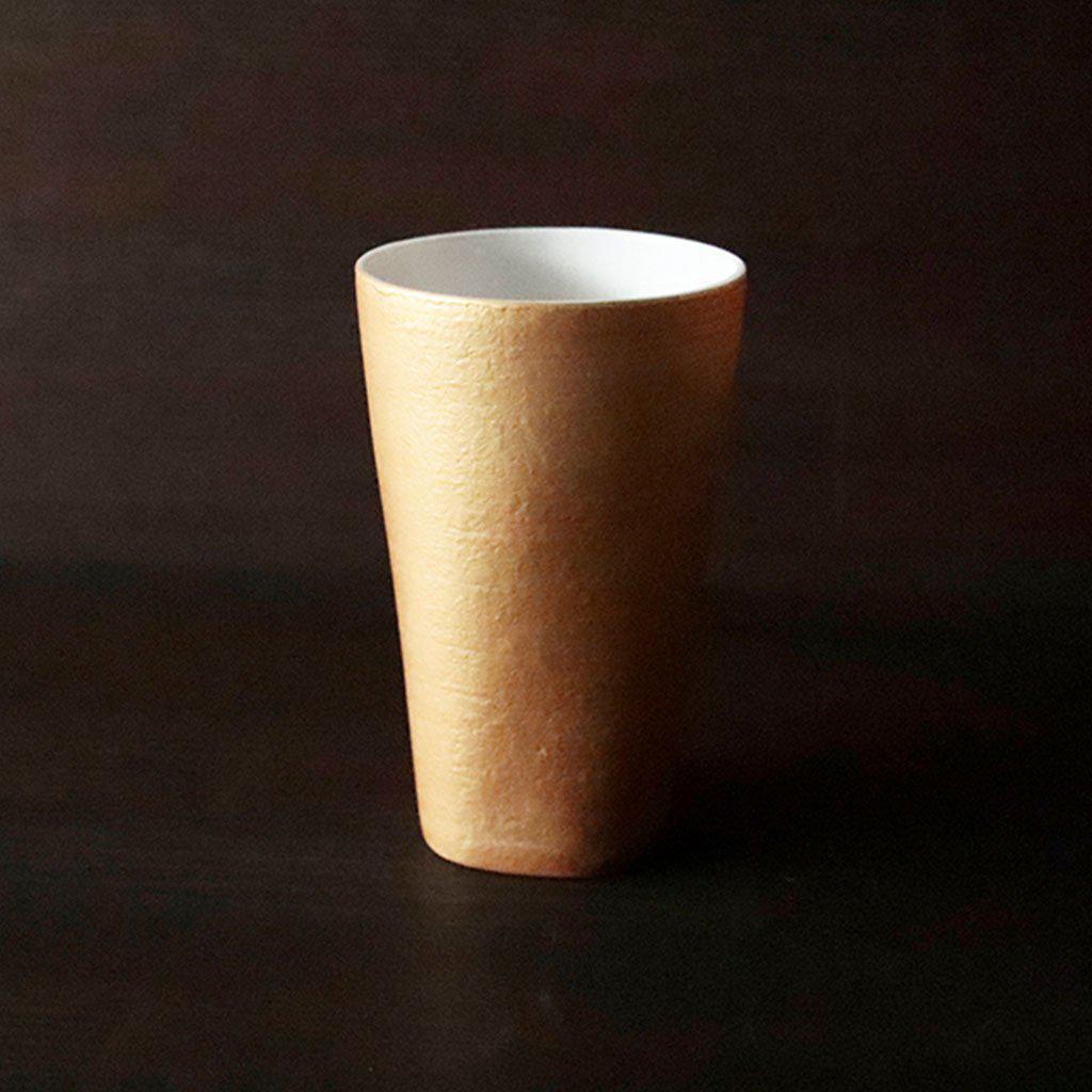 【タンブラー】Gold Tumbler 陶Glass | 美濃焼 | 丸モ高木陶器