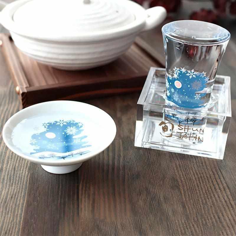 【天開グラス2点セット】冷感 雪結晶 | 丸モ高木陶器