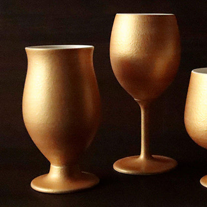 【ビアカップ】Gold Beer 陶Glass | 美濃焼 | 丸モ高木陶器