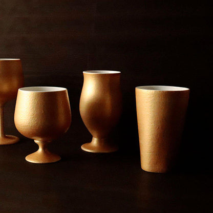 【タンブラー】Gold Tumbler 陶Glass | 美濃焼 | 丸モ高木陶器