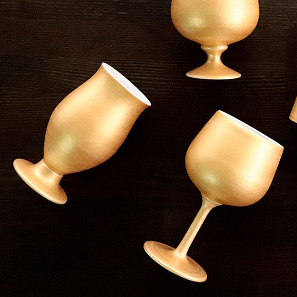 【ビアカップ】Gold Beer 陶Glass | 美濃焼 | 丸モ高木陶器