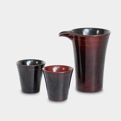 【酒器】3点セット千筋 内曙 | 八雲塗