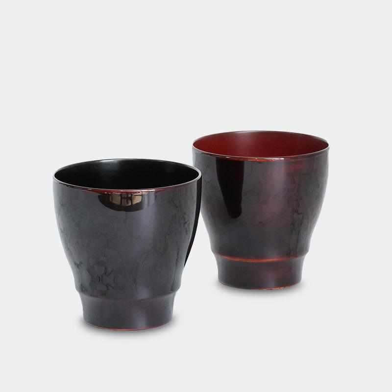 【カップ 八雲塗】2点セット モダン 日本製 伝統工芸 漆器
