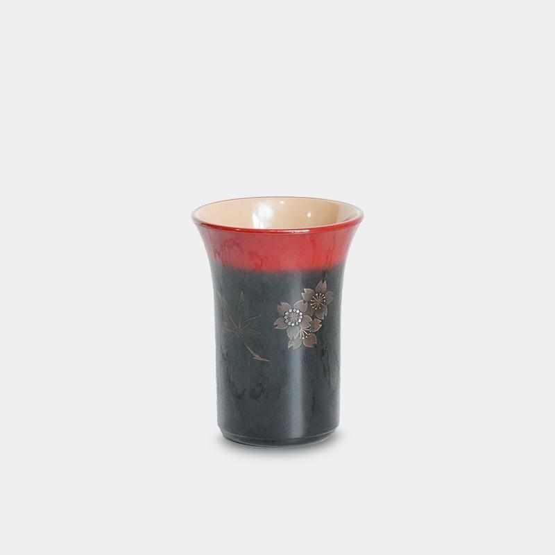 【カップ】羽反り 春秋 (黒) | 八雲塗