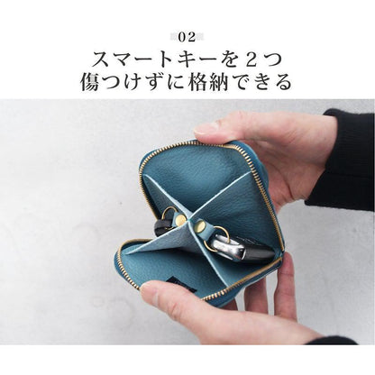 【本革ケース】SMART MOVE! 和牛型押し抗菌レザー 花街の石畳 | RAKUKEI