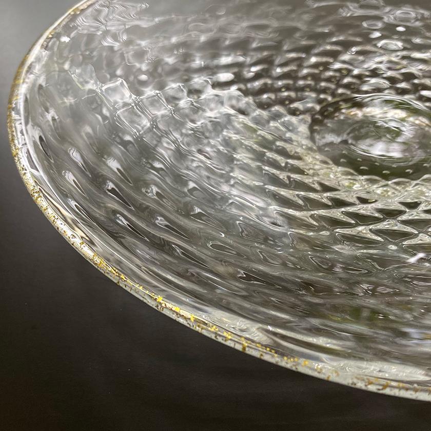 【吹きガラス】SUN GLASS STUDIO KYOTO 煌 大皿