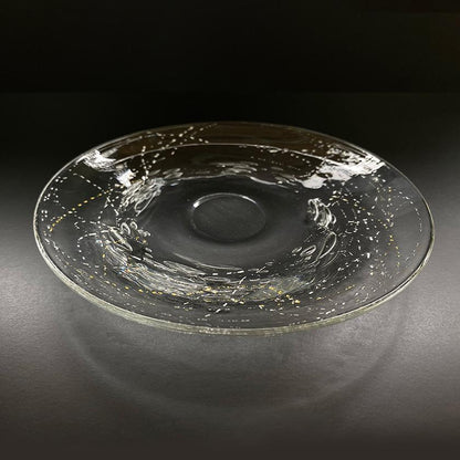 【吹きガラス】SUN GLASS STUDIO KYOTO 金銀舞 小皿
