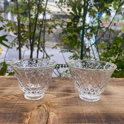 【吹きガラス】SUN GLASS STUDIO KYOTO 煌 酒器3ヶセット(酒差し1個&ぐい呑み2個)