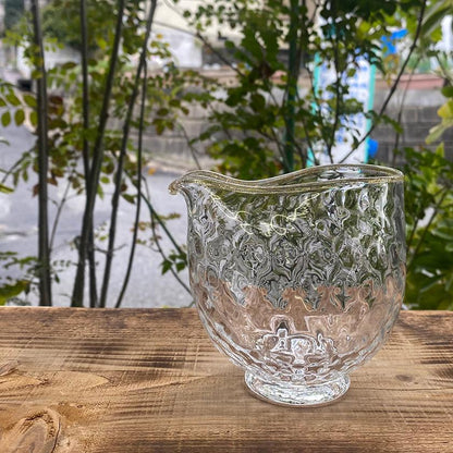 【吹きガラス】SUN GLASS STUDIO KYOTO 煌 酒器3ヶセット(酒差し1個&ぐい呑み2個)