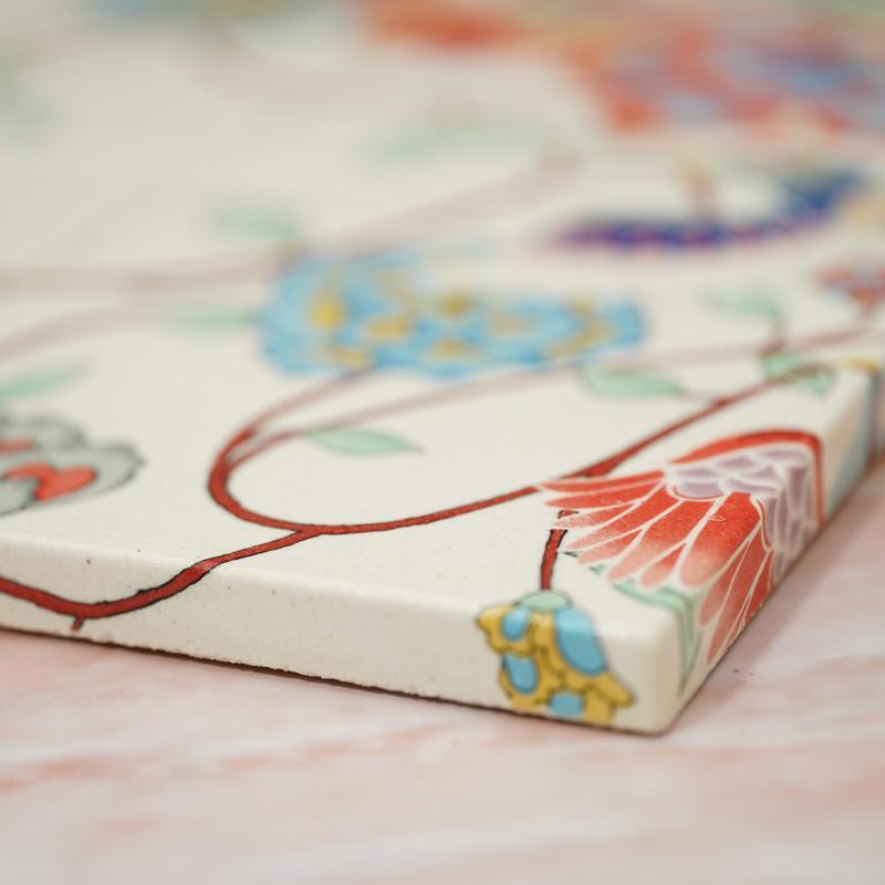 【タイル】ケモノデ 友禅デザイン 4枚セット | 京友禅