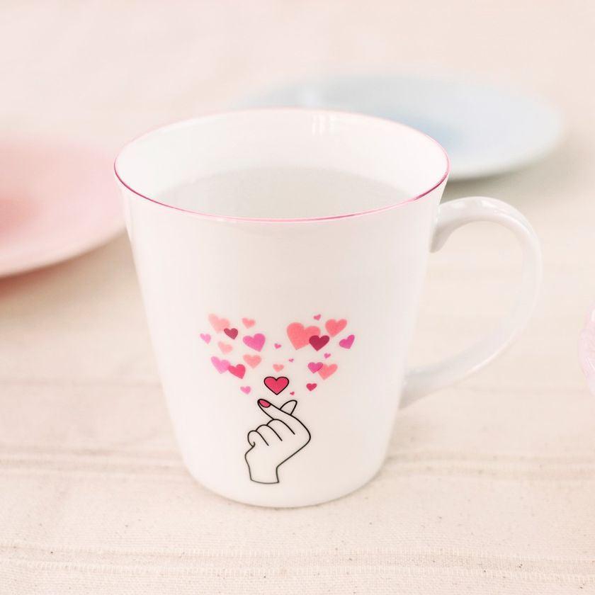 【マグカップ】冷感変化 マグカップからキュン | 美濃焼 | 丸モ高木陶器