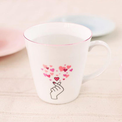 【マグカップ】冷感変化 マグカップからキュン | 美濃焼 | 丸モ高木陶器