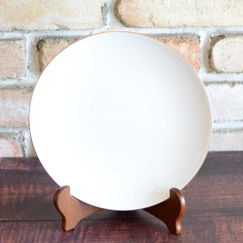 【磁器】大倉陶園 ゴールドライン(クープシェープ) ブランチセット(ミート皿、ポリッジボール、モーニングカップ各2点)