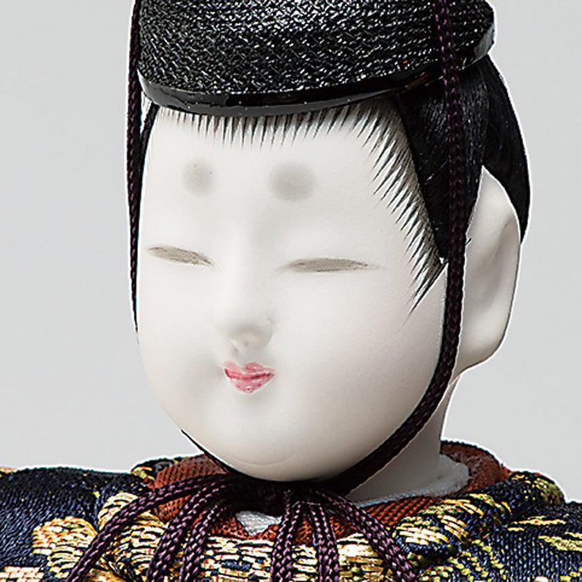 【木目込み人形】真多呂人形 彩明立雛セット