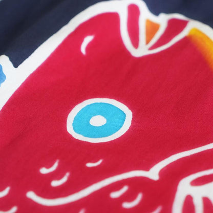 【エコバッグ】 鯛 (L) | 筒描き染め