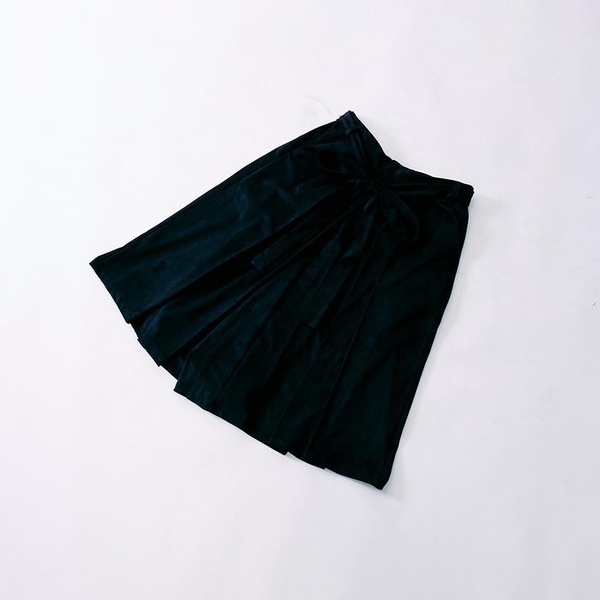 【ワイドパンツ袴】Navy (スエード) | 着物 | VEDUTA