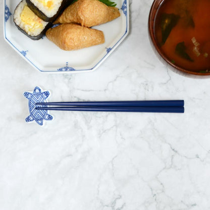 【輪島うるし箸 】橋本幸作漆器店 干支 こども箸 たつ 藍 (1膳, 名入れ可)