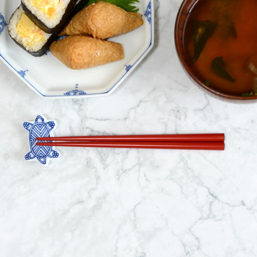 【輪島うるし箸 】橋本幸作漆器店 干支 こども箸 べび 朱 (1膳, 名入れ可)