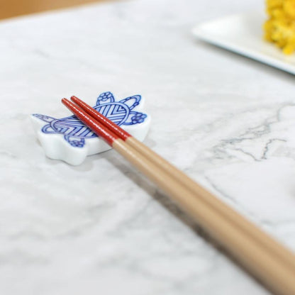 【漆 十八膳塗】十八膳 箸 こま 朱 (1膳)