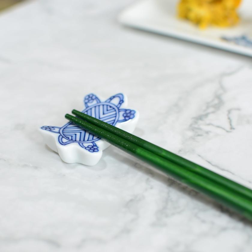 【漆 十八膳塗】十八膳 箸 水玉 緑 (1膳)