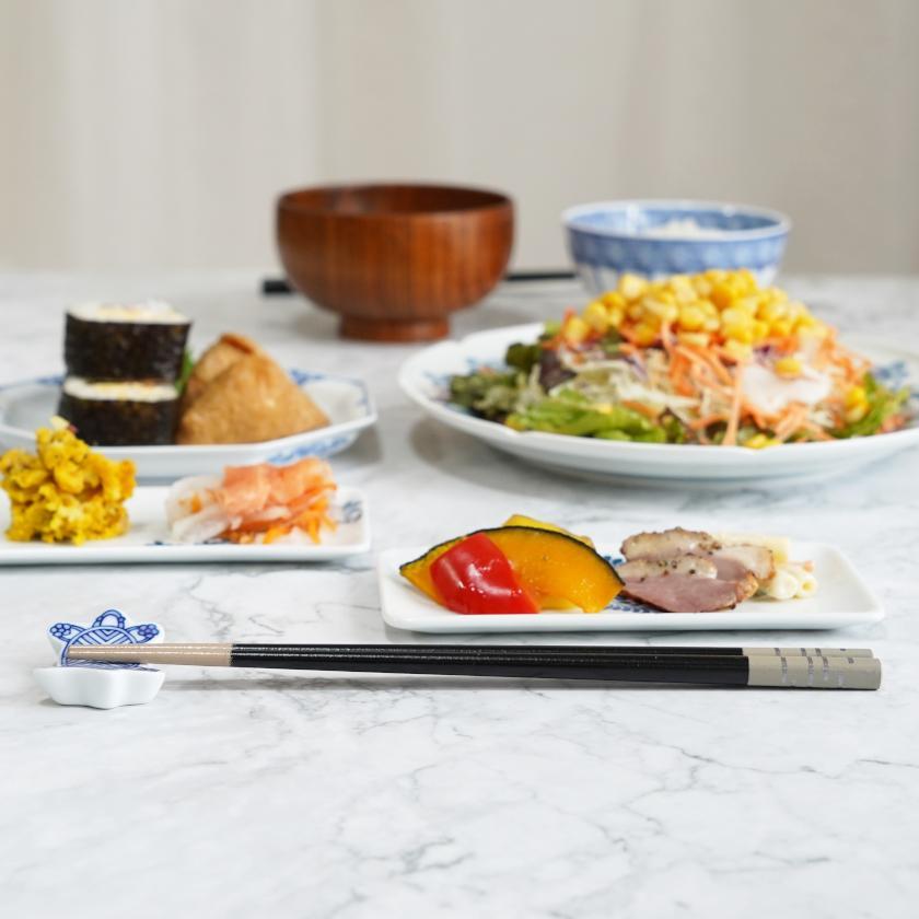 【漆 十八膳塗】十八膳 箸 風 黒 (1膳)