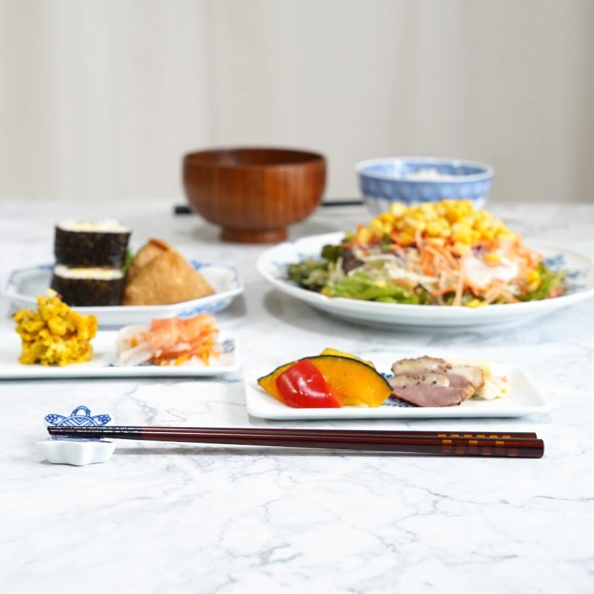 【漆 溜塗】十八膳 箸 だん 段々金 (1膳)