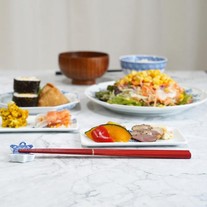 【漆 拭き漆 真塗】十八膳 箸 凛 あかがね・朱 (1膳)