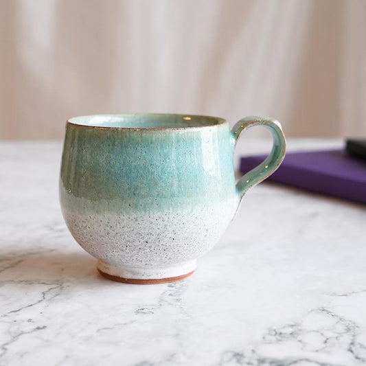 【大谷焼】梅里窯 究極のコーヒーカップ 白唐津