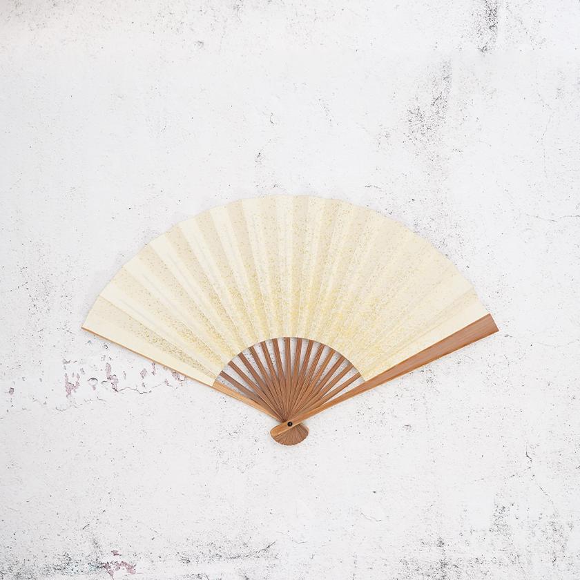 【扇子】女持 箔 桃 本煤竹 | 江戸扇子|雲錦堂 深津扇子店